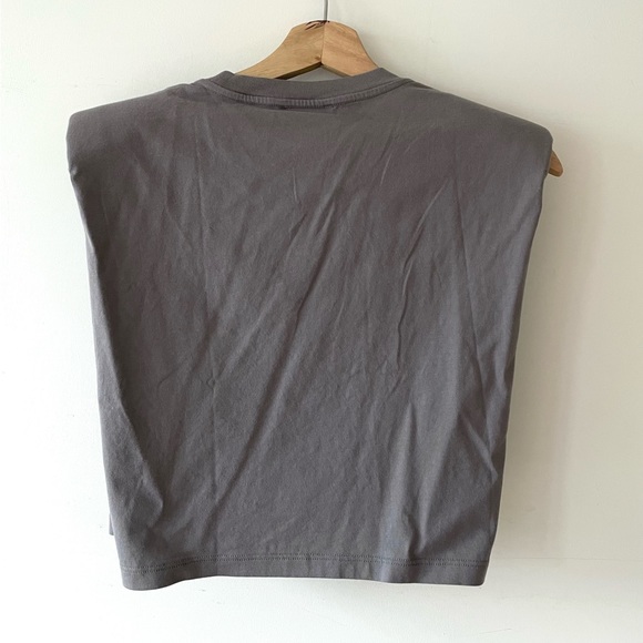 Babaton Shoulder Pad Cropped Tank - Picture 2 of 2